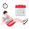 Icon Standup Workouts Timer