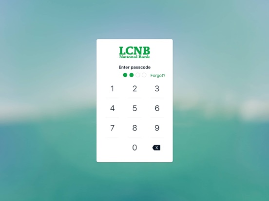 LCNB Mobile Banking iPad screenshot 1 - Finance app