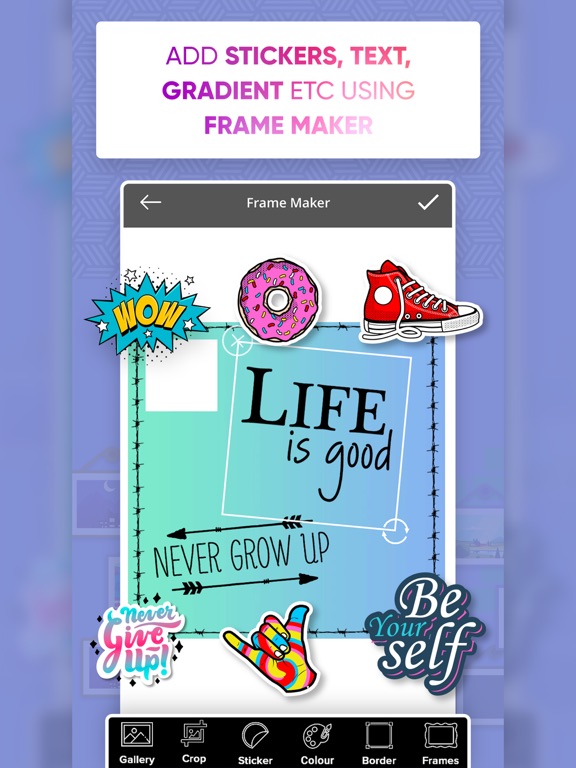 Photo Editor - HD Pic Collage iPad screenshot 5 - Photo & Video app