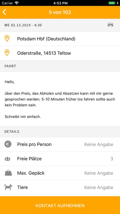Continental Fahrgemeinschaften screenshot-3