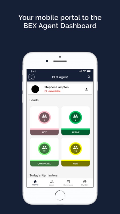BEX Agent Dashboard