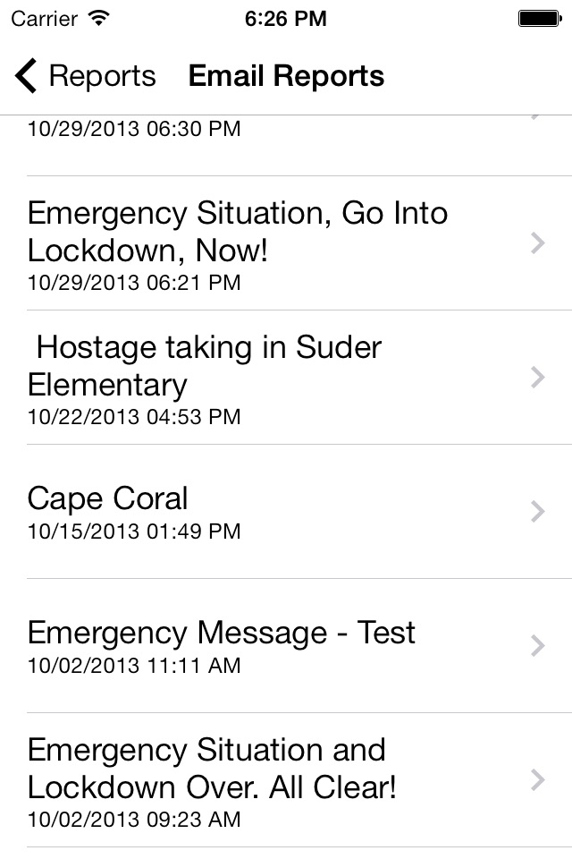 Campus Alerts screenshot 3