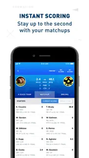 cbs sports fantasy iphone screenshot 3