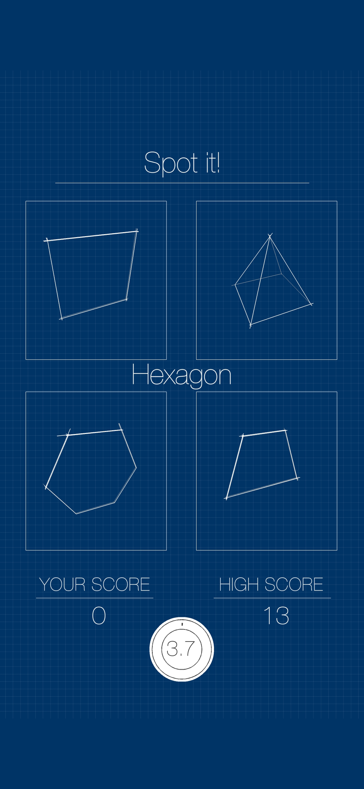 Spot the geometric shapes