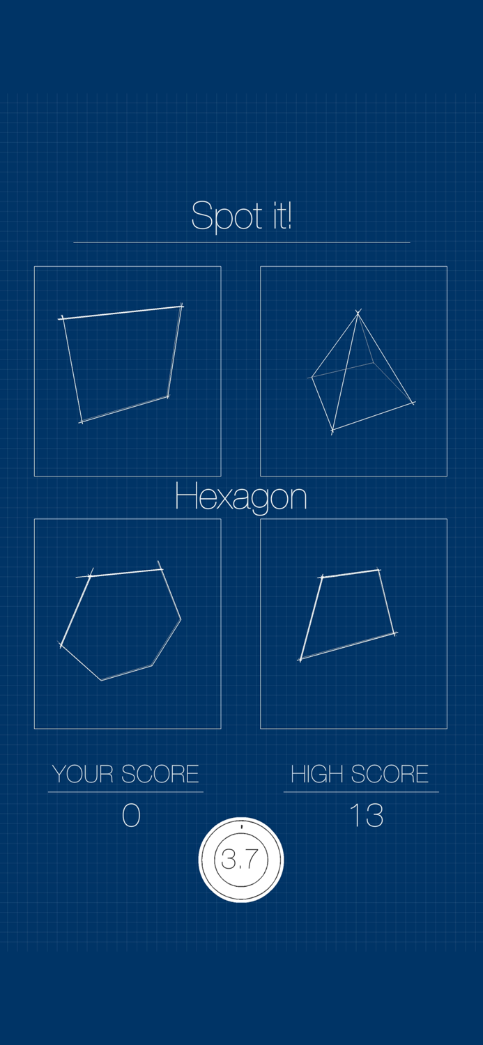 Spot the geometric shapes