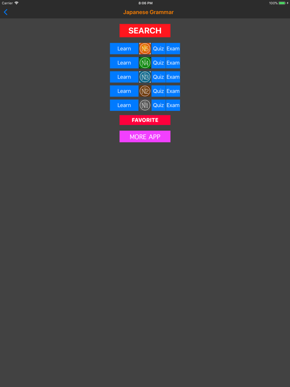 Screenshot #4 pour Japanese Grammar