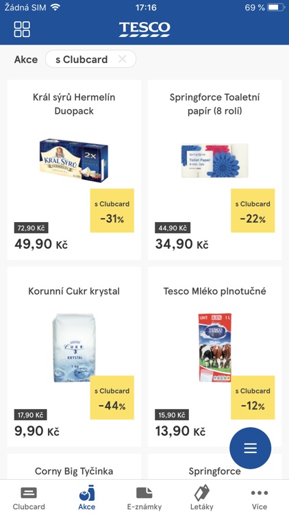 Clubcard Tesco Česko
