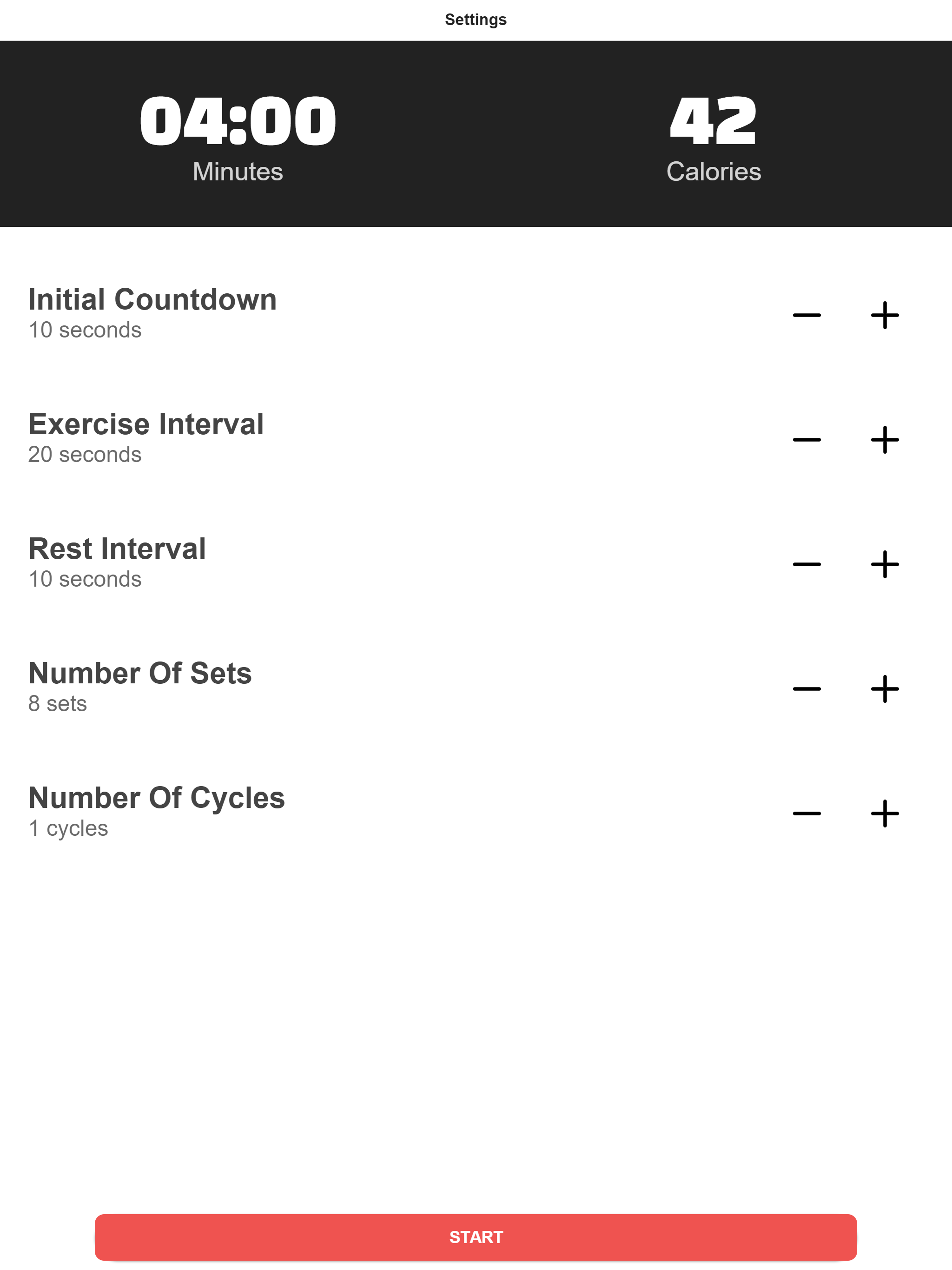 Interval Timer: HIIT & Tabata