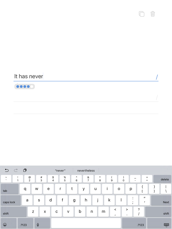 Haiku - Poems made simple iPad screenshot 5 - Productivity app