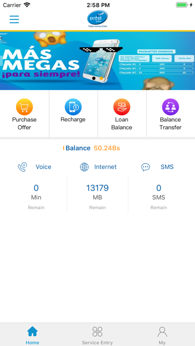 Screenshot #1 pour Entel App