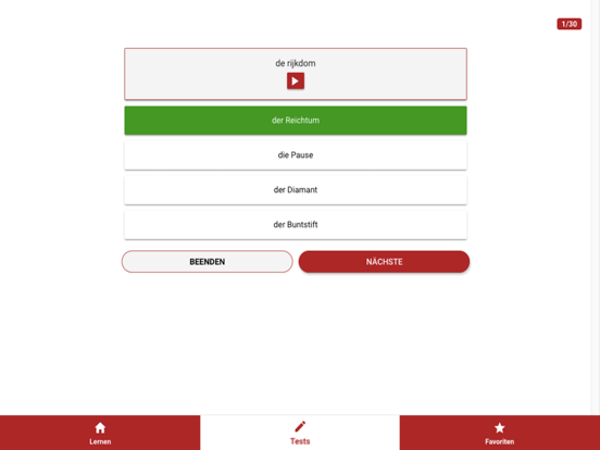 Screenshot #4 pour Niederländisch Lernen Pro