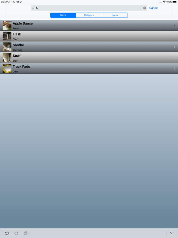 CardFiler iPad screenshot 4 - Productivity app