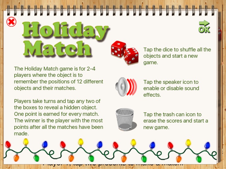 Holiday Match Game