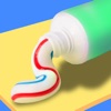 Squeeze the toothpaste icon