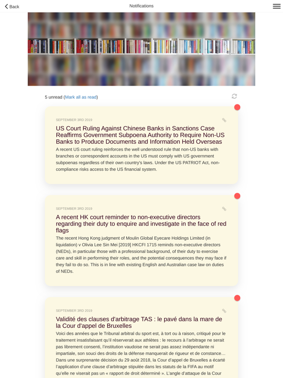 Screenshot #4 pour Clifford Chance Litigation
