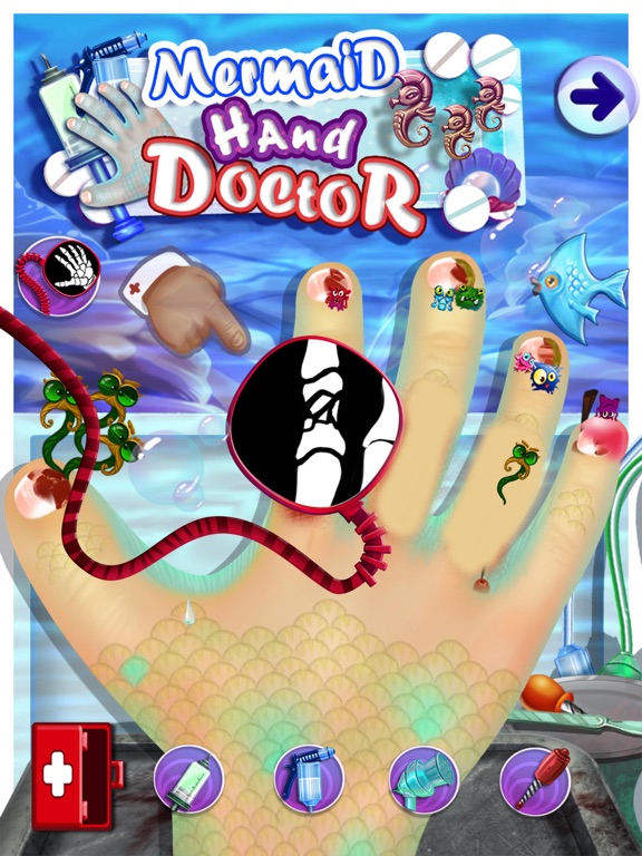 Screenshot #6 pour Little Mermaid Sea Hand Doctor