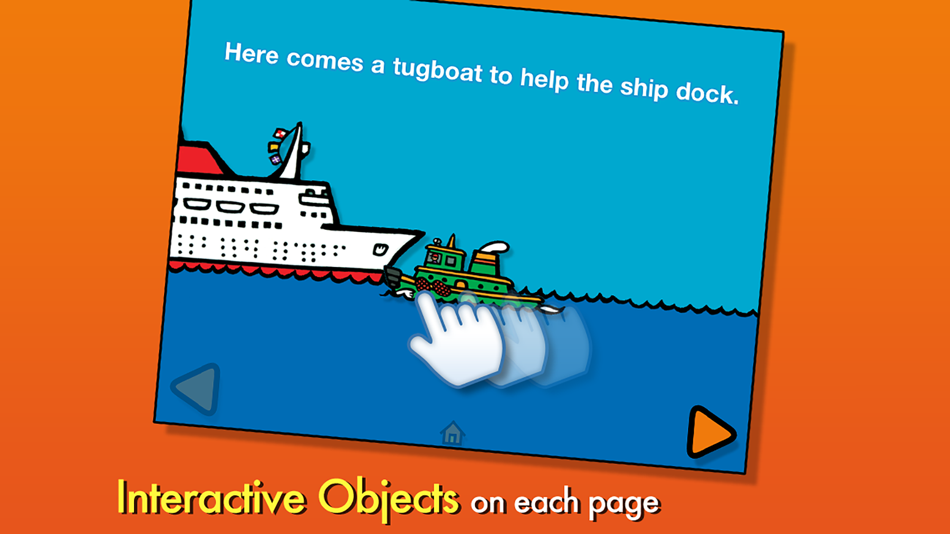 #4. Boats - Byron Barton (iOS) De: Oceanhouse Media