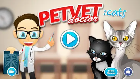 Doctor Games: Pet Vet Cat Care