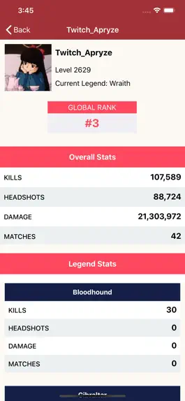 Game screenshot Tracker for Apex Legends apk