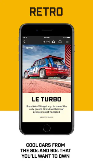 Screenshot von Top Gear Magazine auf dem iPhone 4