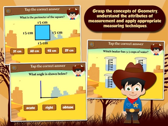 Screenshot #6 pour Cowboy Kid Third Grade Games