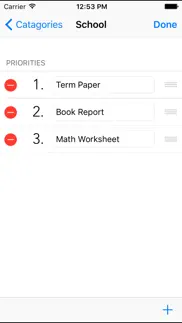 priorities - task organization iphone screenshot 4