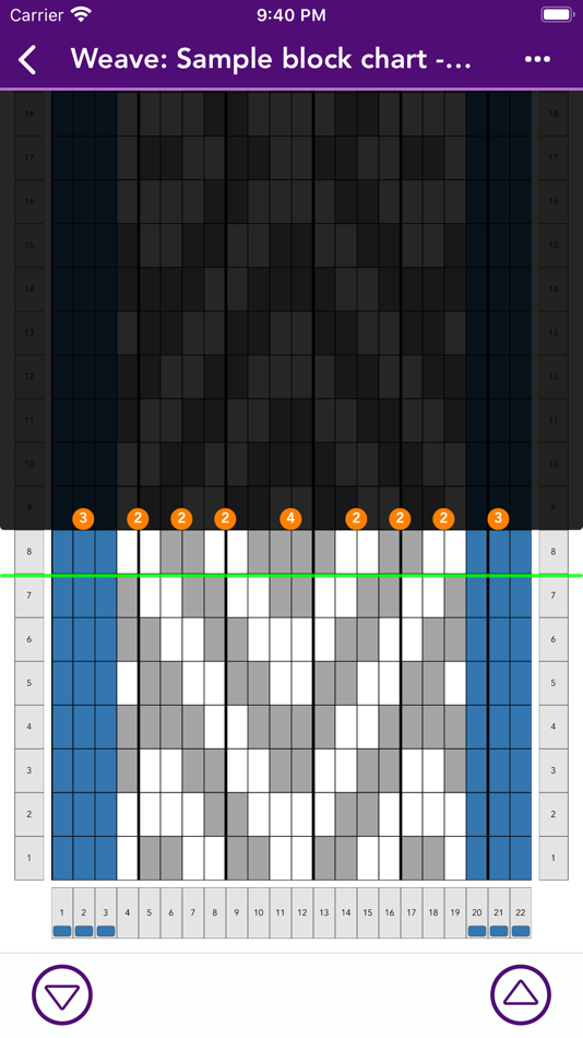 #2. Warp Visualizer (iOS) By: Knit Foundry LLC