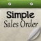 This iPad app is to create Sales Orders on the go