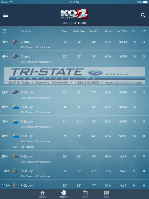 Screenshot #5 pour KQ2 Weather Authority