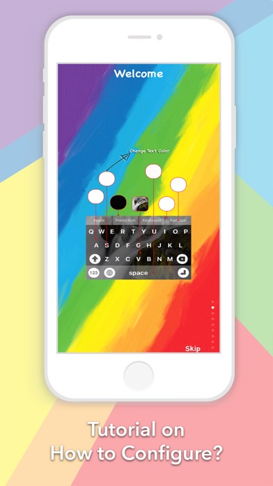 Rainbow Indic Keyboard iPhone screenshot 6 - Utilities app