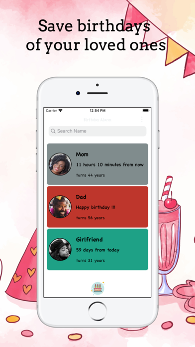 Birthday Minder: LovedOnesDate Screenshot