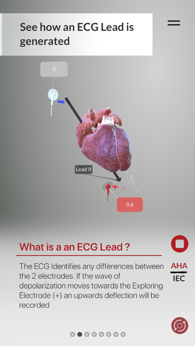 3D ECG Leads Screenshot