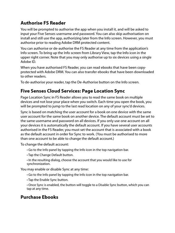 Screenshot #6 pour Five Senses Reader