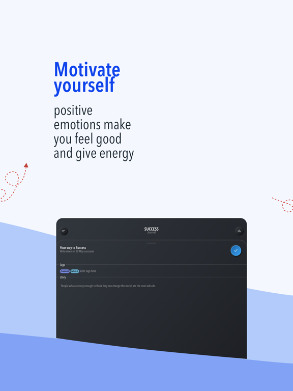 Success Journal ur Motivation iPad screenshot 4 - Lifestyle app