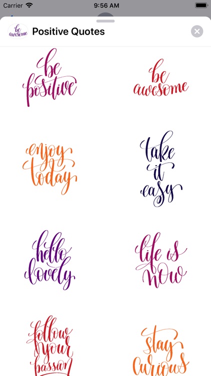 Positive Quotes Stickers screenshot-7