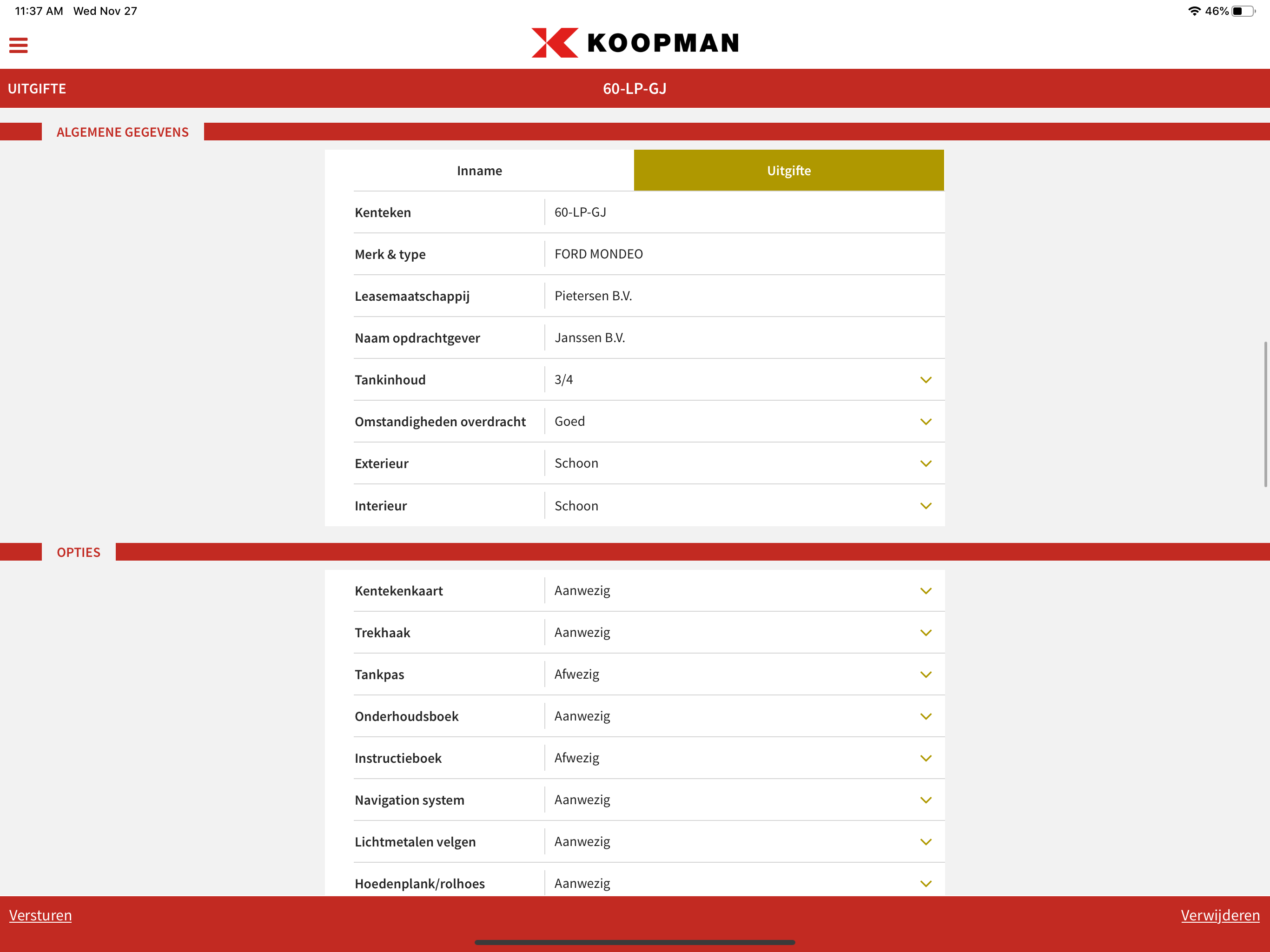 Koopman inspectie
