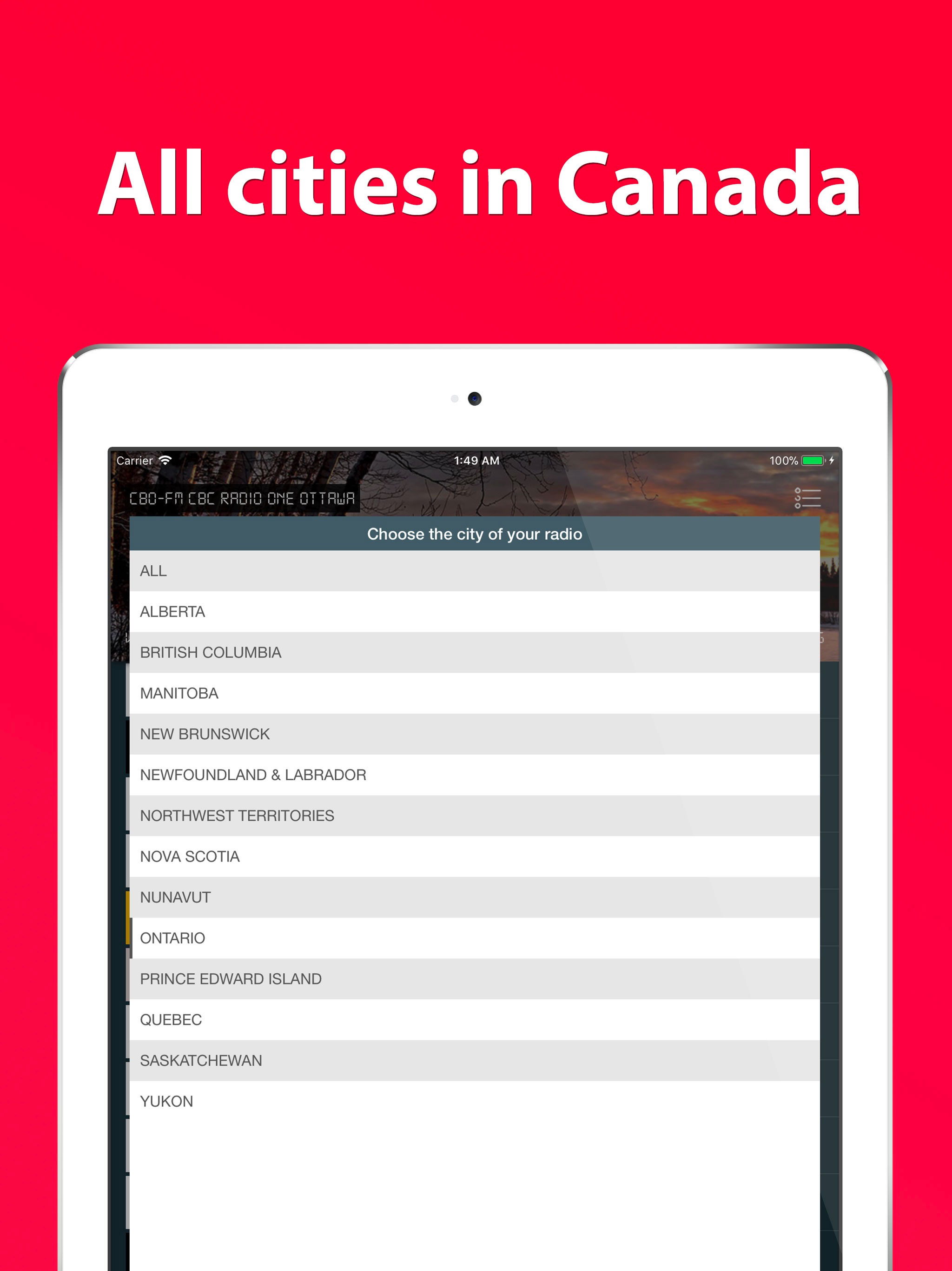 Canadio - Radio Canada screenshot 7