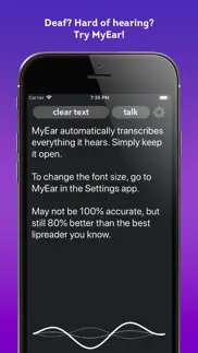 app myear iphone screenshot 1