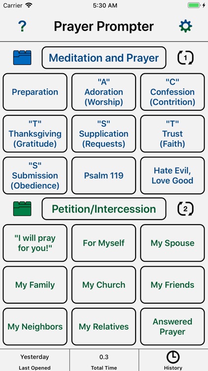 Christian Prayer Prompter