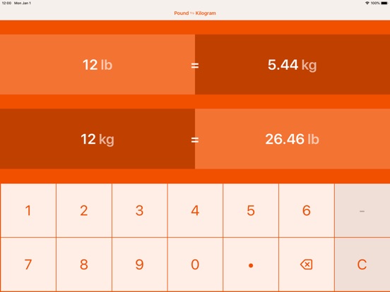 Pounds To Kilograms Lb Kg By Meta Technologies Gmbh Ios