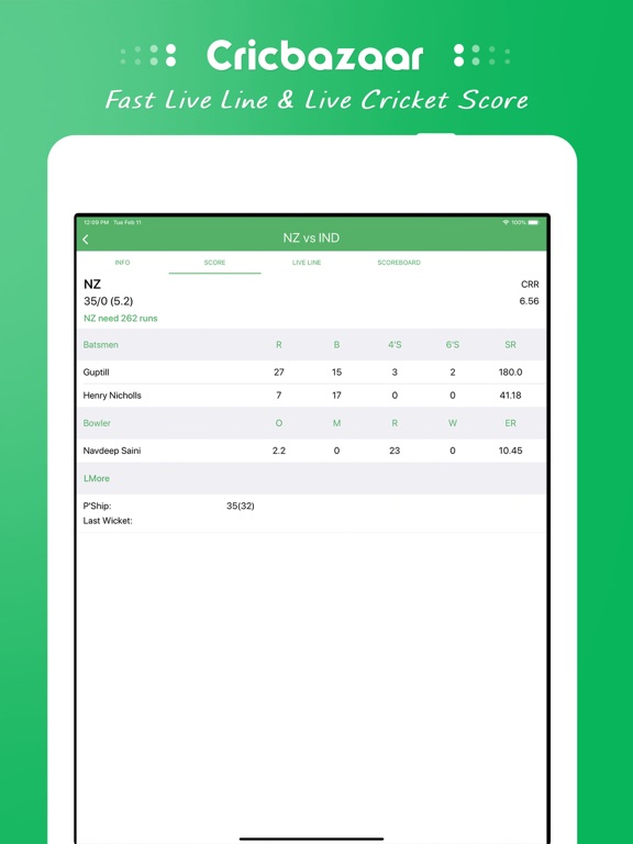 Screenshot #6 pour Cricbazaar -Cricket Live Score