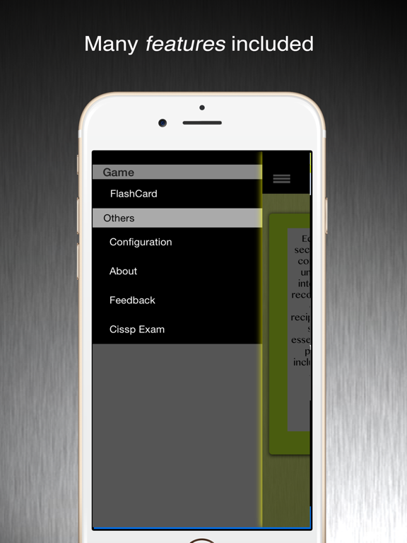 Screenshot #6 pour CISSP® Flashcard