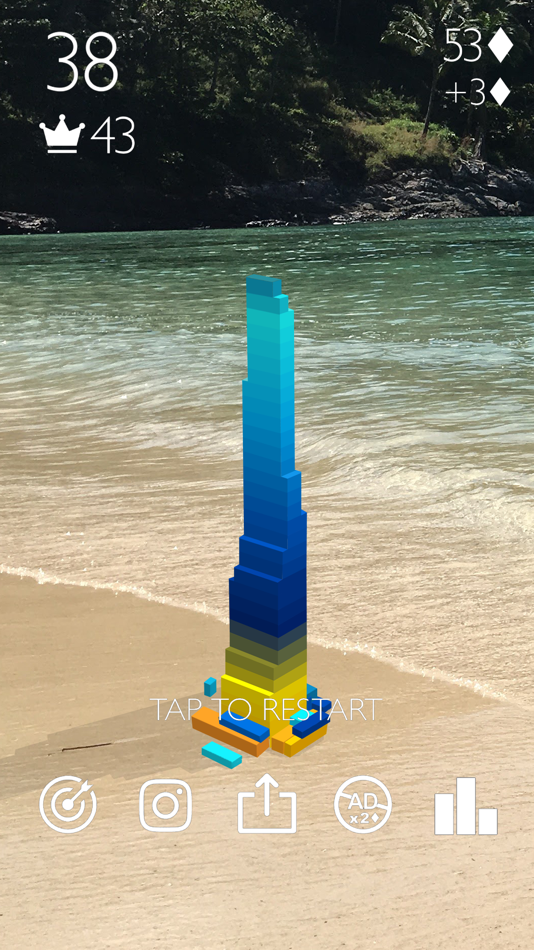 #3. Stack AR (iOS) Podle: Ketchapp