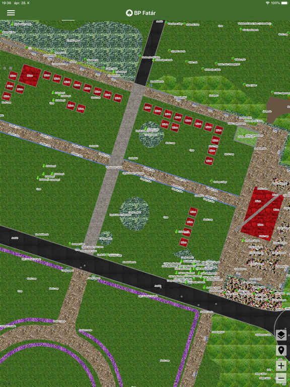 BP Fatár iPad screenshot 4 - Navigation app