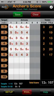 archer's score iphone screenshot 3