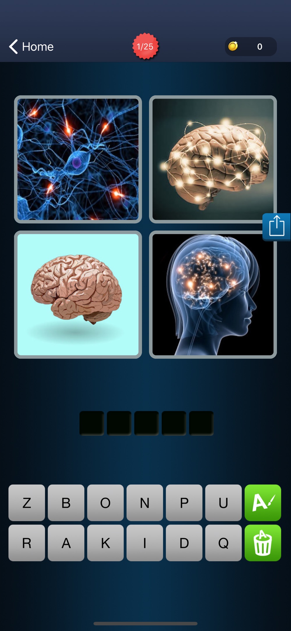 1 Word 4 Pics: Brain Challenge