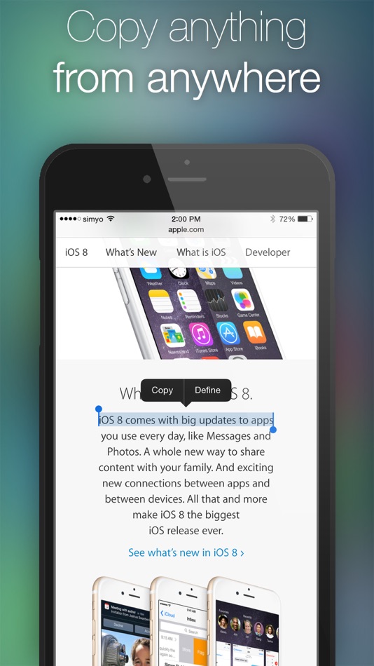 #4. Clipboard Plus | Copy Widget (iOS) 由: Jan-Niklas FREUNDT