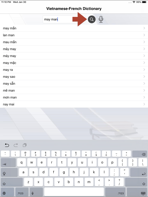 Screenshot #6 pour Vietnamese-French Dictionary