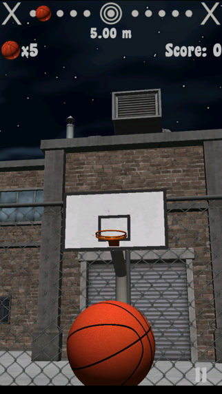 Screenshot #1 pour Basketball Shoot Mania 3D