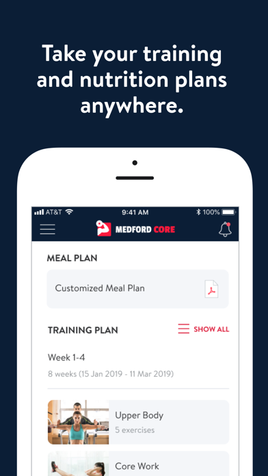 Medford Core Personal Training Screenshot